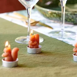 CASA SQUIRREL Bougies Chauffe-plat Set De 6 Brun