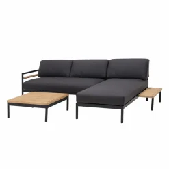 CASA TEAK LUXE Chaise Longue Naturel