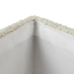 CASA TEDDY Panier Pliable Blanc Cassé