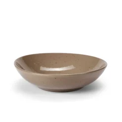 CASA TERRA Assiette Creuse Taupe