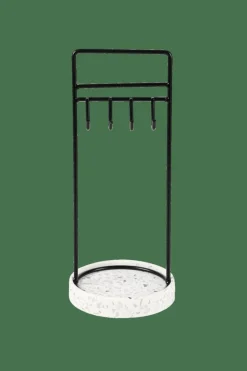 CASA TERRAZZO Porte-bijoux Noir, Blanc, Gris