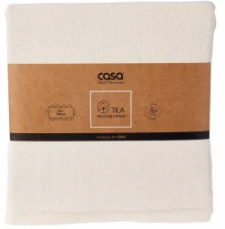 CASA TILA Serviette Blanc