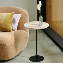 CASA TREVOR Table D'appoint Beige