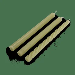 CASA TRIO Set De 3 Bougies Vert