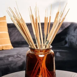 CASA TYPHA Hampes De Roseau Set De 15 Naturel