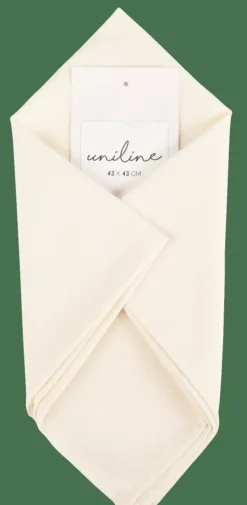 CASA UNILINE Serviette Blanc Cassé