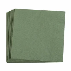 CASA UNI Set De 20 Serviettes Bleu Foncé
