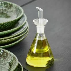 CASA VERGINE Carafe Huile, Vinaigre Transparent