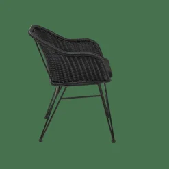 CASA VIENNA Chaise Coque Salle à Manger Noir