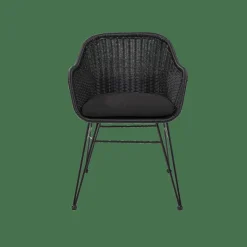 CASA VIENNA Chaise Coque Salle à Manger Noir