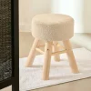 CASA VINCE Tabouret Blanc