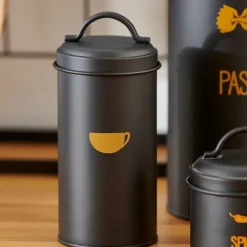 CASA VIRA Boîte Pour Dosettes De Café Noir