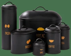 CASA VIRA Boîte Pour épices Noir
