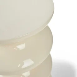 CASA WAVY Table D'appoint Beige