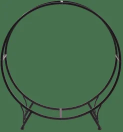 CASA WHEEL Étagère Pour Bois Noir