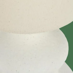 CASA WHITESTONE Lampe De Table Avec Abat-jour E27 Blanc Cassé