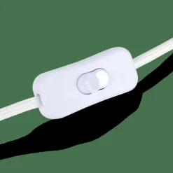 CASA WHITESTONE Lampe De Table Avec Abat-jour E27 Blanc Cassé